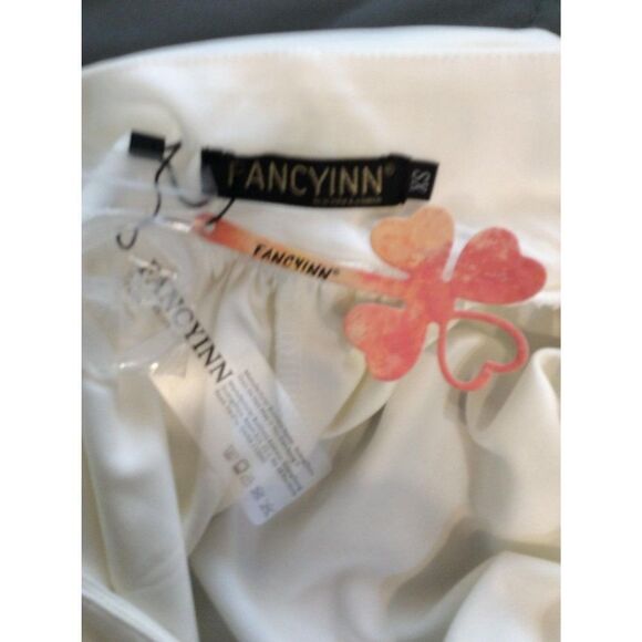 FANCYINN Women Spaghetti Strap Dress XSmall White - Picture 3 of 3